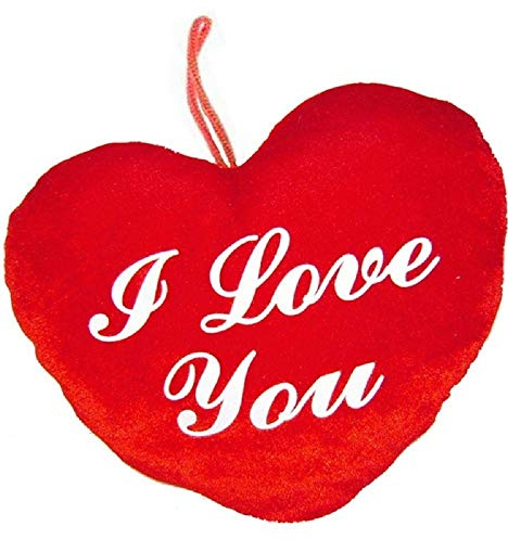 bg PLÜSCHES Herz ICH Liebe Dich 14 x 12 cm Liebe DOUDOU, UM ZU SUSPENDEN