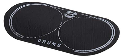 EQ Double Pedal Patch Für Bass Drum Percussion Instrument - Schwarz