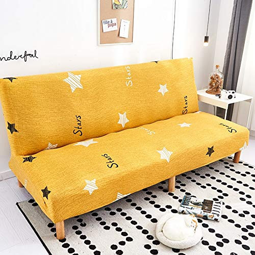 Elastische Schlafsofa-Bettdecke Ohne Armlehne, Klappbare Couch Ohne Armlehnen Sofabezug Universeller Elastischer Elasthan, Für Party Bankett Nach Hause (K730,S 150-185cm)