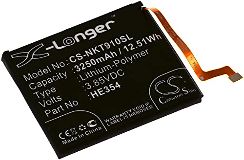 Batteria per cellulare, smartphone Nokia 9 PureView, 3,85 V, Li-Polymer