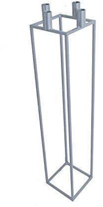 NX® Design Kerzenständer Kubus Cube Silber (78cm)