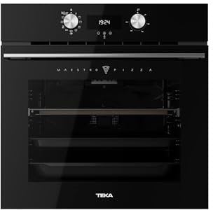 Teka MaestroPizza HLB 8510 P - Horno Pizza, Horno Pirolítico 70 Litros con Sistema de Limpiza DualClean Pro, Color Acero Inoxidable