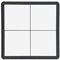 Nicoman Tanzboden-Set, 4 Stück Dance Floor, weiße Holzmaserung, Set of 4 Tiles