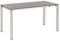OUTLIV. Ausziehtisch Rimini, Edelstahl und HPL-Verbundplatte, wetterfest und ausziehbar, für Balkon/Terrasse, bis 8 Personen, 140/178,5/210x70cm, Silber/Zement