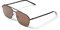 Michael Kors MK1124 Matterhorn Mattschale/Dunkelbraun Solid One Size, Matte Husk/Dunkelbraun massiv