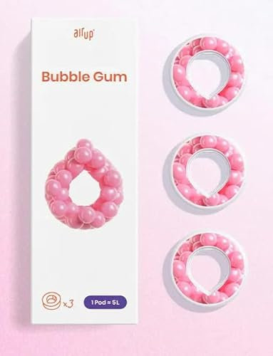Water Bottle pods/Flavoured Water Bottle Pods/Various Colour Available/BPA Free/0 Calories/Tristan -wild berry pods, Hot Pink, Charcoal Grey etc. (Bubble Gum incl. 3 Pods)