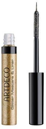 ARTDECO Crystal Mascara & Liner Eyeliner - Glitzernder Liquid Liner mit integrierter Mascara - 1 x 5 ml