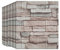 Trafagala 10 Stück 3D Wandpaneele Selbstklebend Ziegel Tapeten Steinoptik 35x 38 cm Steintapete Wandaufkleber Wasserdicht Wandtapete Klebetapete für Küche Schlafzimmer Badezimmer Wohnzimmer weiß grau