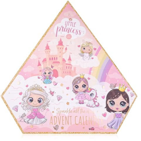Accentra Prinzessin Adventskalender Für Mädchen Mit 24 Bade- Und Körperpflege, Beauty Und Kosmetik Produkten Für Eine Abwechslungsreiche Und Stylische Adventszeit …, Rosa