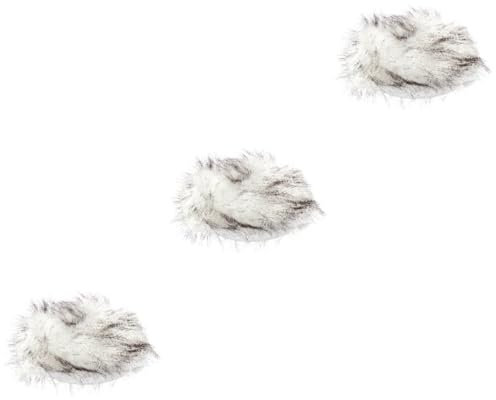 PACKOVE 3St Wintermütze Mützen und Hüte für Damen flauschige Mützen für Damen Damenhut Russischer Hut Fell hat Frauen Pelzmütze Plüschfellmütze Herbst und Malerhut Fräulein Weiß