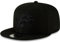 New Era NFL 9FIFTY Black On Black Adjustable Snapback Hat Cap One Size Fits All, Detroit Löwen, Einheitsgröße