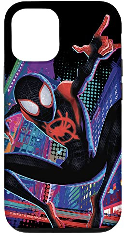Marvel Spider-Man in das Spider-Verse Miles Morales City Hülle für iPhone 12/12 Pro