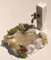 Kleine Wasserstelle mit Begrünung, Wasserhahn und Wasserlauf Brunnen Modellbau Krippenbau