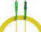 nexinex OS2 Glasfaserkabel LC/APC auf SC/APC (20m) Patchkabel | Simplex Singlemode FTTH Glasfaser LWL Lichtwellenleiter Kabel LC/SC