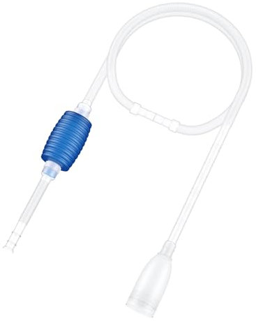 Pawfly Aquarium Water Changer Aquarium Siphon Vacuum Cleaner for 70-150 L Fish Tank Vacuum Gravel Cleaner with 12 cm Long Hose Manual Aquarium Cleaning Tools for Water Changing and Maintenance