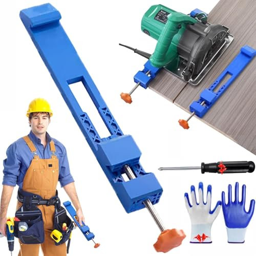 Adjustable Cutting Machine Base Guide, Electric Circular Saw Milling Positioning Clamp, Precision Wood Cutting Guide, Specially Designed for Precision Cutting and Milling Tasks