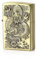 Winddichte Relief Dragon Feuerer Cool Feuerer Wiederverwendbare Vintage Feuerer Antike Trench Kerosin (E)