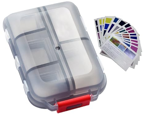 Reise Medikamenten Organizer Kompakte Praktische | Wiederverwendbar Aufbewahrungsbox Für Tabletten, Kleinteile, Tägliche Nährstoffe, Reisen Und Haushalt