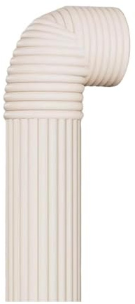 WAZUBC 2m Foam Pipe Insulation Water Insulation Cover, Pipe Wrap Tape Adhesive Wrap Cover for Outdoor Indoor Cold Hot Water (White)