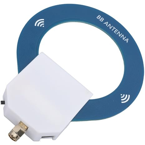 Badafaci Mini-Loop-Kurzwellenantenne, Tragbare Gerichtete SW-Antenne mit Einstellbarer Signalstärke, Frequenzbereich 9,9 kHz Bis 181 MHz für Malachit- und HAM-Radio-Benutzer