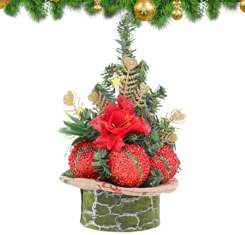 Tischweihnachtsbaum 22 cm Kunstpflanzen Dekoration