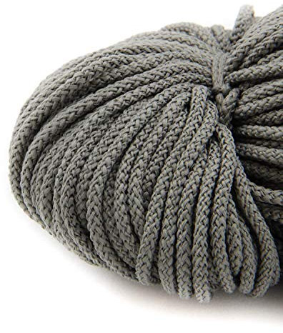 NTS Nähtechnik 100m Kordel, 100% Polyester, Farbauswahl, Breite: 3 mm (grau)