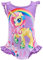 Lito Angels - Unicorno Costume da Bagno Intero per Bambine, Estate, Spiaggia, Piscina, Taglia 4-5 Anni, Viola, Stile C