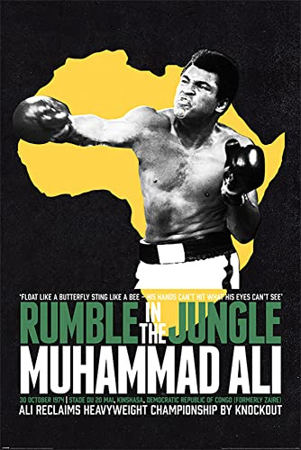 empireposter Ali, Muhammad - Poster - Rumble in the Jungle