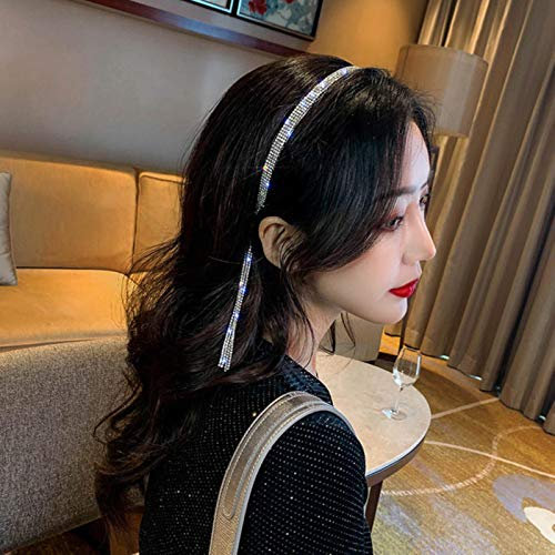 LCUK Korea Style Full Strass Stirnband für Frauen Kristall Hochzeit Haarschmuck Schmuck Geschenke