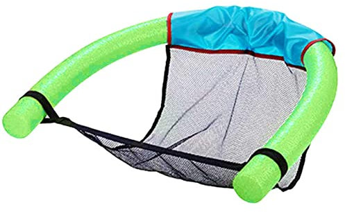 Schwimmnudel Mit Netz, Schwimmstuhl Schwimmstütze Wassersitz Nudel Netz,Pool Sitz,Pool-Schwimmstuhl Mesh Noodle Sling Lounge Für Kinder Erwachsene