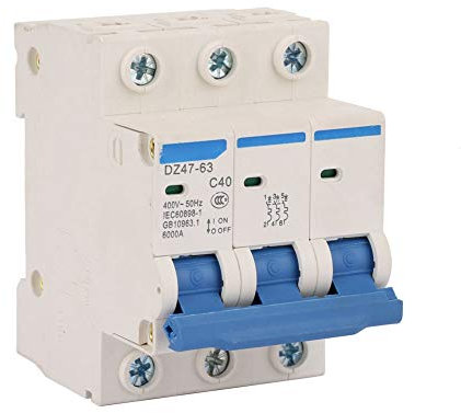 3 poliger Leitungsschutzschalter 40A Schutzschalter Leitungsschutzschalter DZ47 63 40A 400V