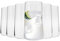 KIAPPO Longdrinkgläser Set 540 ml - 6 Stück Gläsern - Trinkgläser - Modernes Minimalistisches Design für Wasser und Kalte Getränke - Kristallglas - Spülmaschinenfest