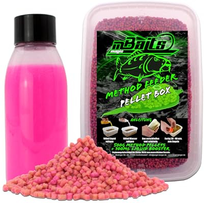 Angel-Berger Magic Baits Method Feeder Pellet Box Pellet Set (Jucy Citrus, 500g)