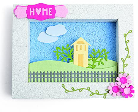 Sizzix by Chapter Thinlits Die Set 3PK Shadow Box Frames #2 von Eileen Hull | 665939 |Kapitel 2 2022, Kunststoff Papier, multicolor, One Size