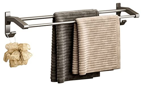 WRJAHCG Portasciugamani Muro Portasciugamani da Parete Porta Salviette da Bagno Portasciugamano Bidet per Bagno, Cucina, Balcone, WC,50cm