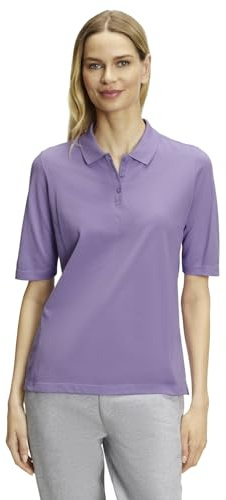FALKE Damen Basic Pique Polo W Pl Baumwolle weich hautfreundlich bequem sehr leicht1, Lila Lavender 6901, XS