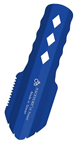 NACETURE Ultralight Backpacking Trowel Aluminum Shovel Small Potty Multitool with Longer Handle Design Essential for Hiking, Camping and Survival Bags (Blue 1 Pack)