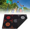 FOLOSAFENAR Basketball Trainingsmatte , 2 Mm Faltbare , rutschfeste Basketball Trainingsmatte aus Gummi , Schwarze Silent Basketball Trainingssystemmatte , für Heimkinder Unter 150 cm