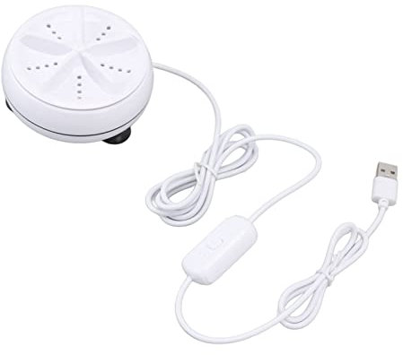 Pilipane Lavadora portátil,Mini Lavadora, Lavadora Secadora de 3,5 x 3,5 x 2 Pulgadas, Lavadora portátil, Lavadora compacta con Carga USB