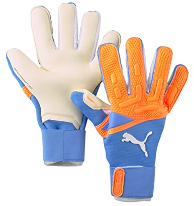 PUMA Future Pro Hybrid Torwarthandschuh orange/hellblau, 9.5