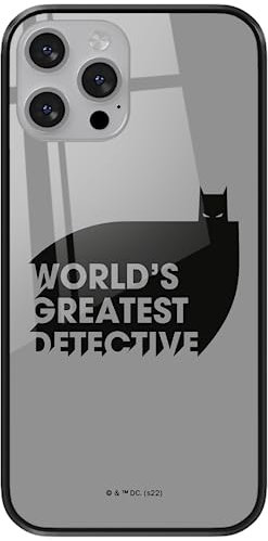 ERT GROUP Coque de téléphone Portable pour Apple Iphone 13 Pro Original et sous Licence Officielle DC Motif Batman 051 en Verre trempé, Coque de Protection