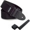 Dunlop D38-09BK verstellbarer Gitarrengurt Strap extra lang + keepdrum Saitenkurbel