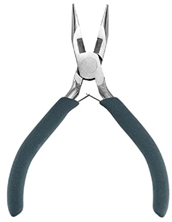 Handheld-Short Chain Nose Crimping-Pliers Handheld-Forming Rustproof Jump-Rings for DIY Making Tools Handmade Accessory Jewelry Pliers for Rings and Ball Professional Forming Rustproof Jump Rings