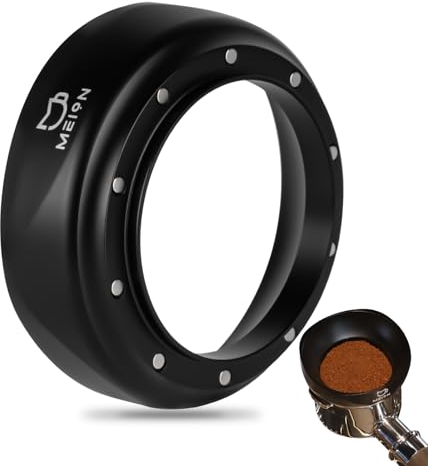 51mm Magnetic Dosing Funnel for 51mm Portafilter, Espresso Coffee Dosing Ring Portafilter Funnel with 10 Magnet, Espresso Tools Espresso Accessories