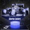 Nachttischlampe - Touch-Nachtlicht Formule 1 F1 C.Leclerc 3D-LED-Lampe Illusion, Geschenkidee Weihnachten Geburtstag Junge und Mädchen Nachttischlampe Kinder- oder Erwachsenenzimmer TOP