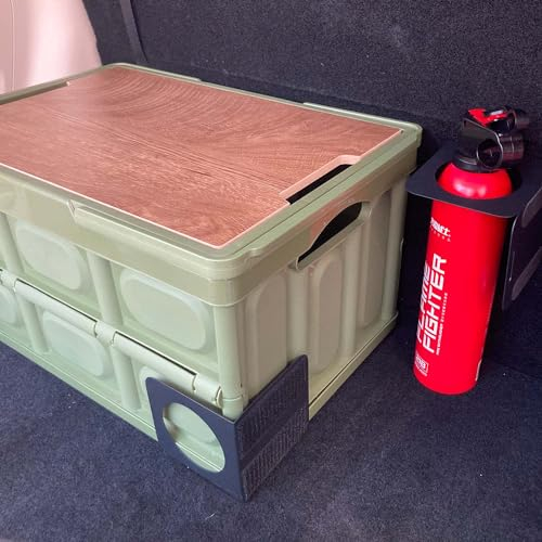 GUOMIS Auto organizer,Auto kofferraum organizer, Auto-Kofferraum-Teiler für Pkw,kofferraum klett fixierung,kofferraum trenner Geeignet für Autos, SUVs, Kombis Kofferraumbegrenzung fest (6Stück)