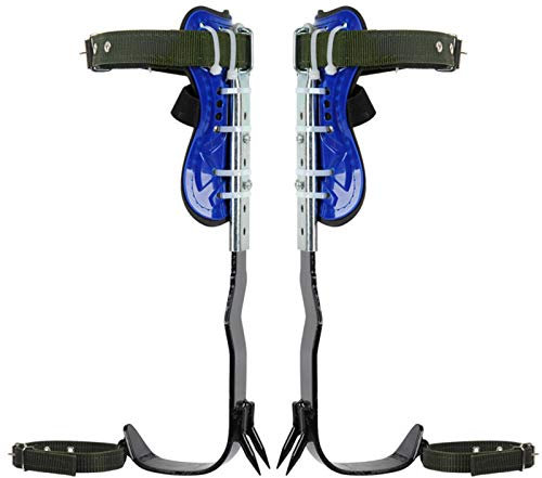 Tree Climbing Spikes, 100kg Max Load Non-slip Crampons Tree Climbing Equipment Set, Crampons Tree Climbing Spikes, Fall Protection Equipment Tree Climbing Tool Kit, Climbing Spikes for Outdoor