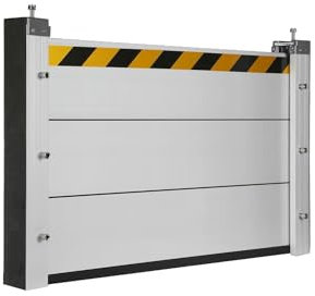Aluminio Barrera contra inundaciones, Barrera anti inundaciones, Protección contra inundaciones de puertas, Puede utilizarse en garajes, fábricas, metros, entradas y salidas de viviendas (80 * 60cm)
