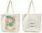 Sam & Zoey Tragetasche – Sternzeichen-Tasche, Geschenk für Frauen, Jahrestag, Geburtstag, Weihnachten, Hochzeit, Mutter und Tochter, mit Innentasche und Baumwollgriffen, Wassermann, Blau (Aquarius),