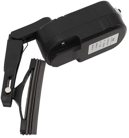 Essuie-glace pour Visière de Casque de Moto, Essuie-glace Rechargeable avec Interrupteur à 2 Vitesses, Essuie-glace Résistant à L'eau pour Visière de Moto, Batterie 800 MAh